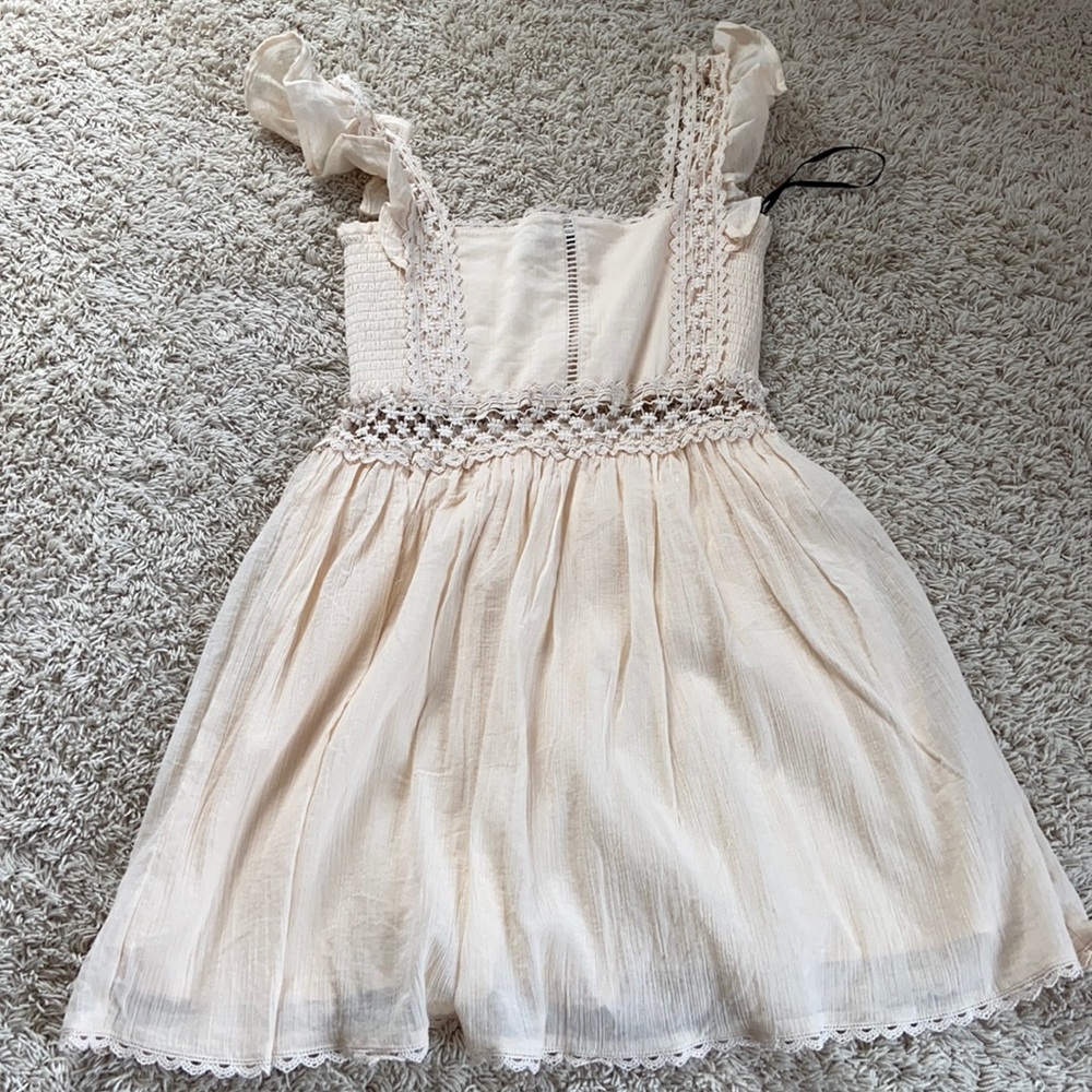 Cream forever 21 dress never worn